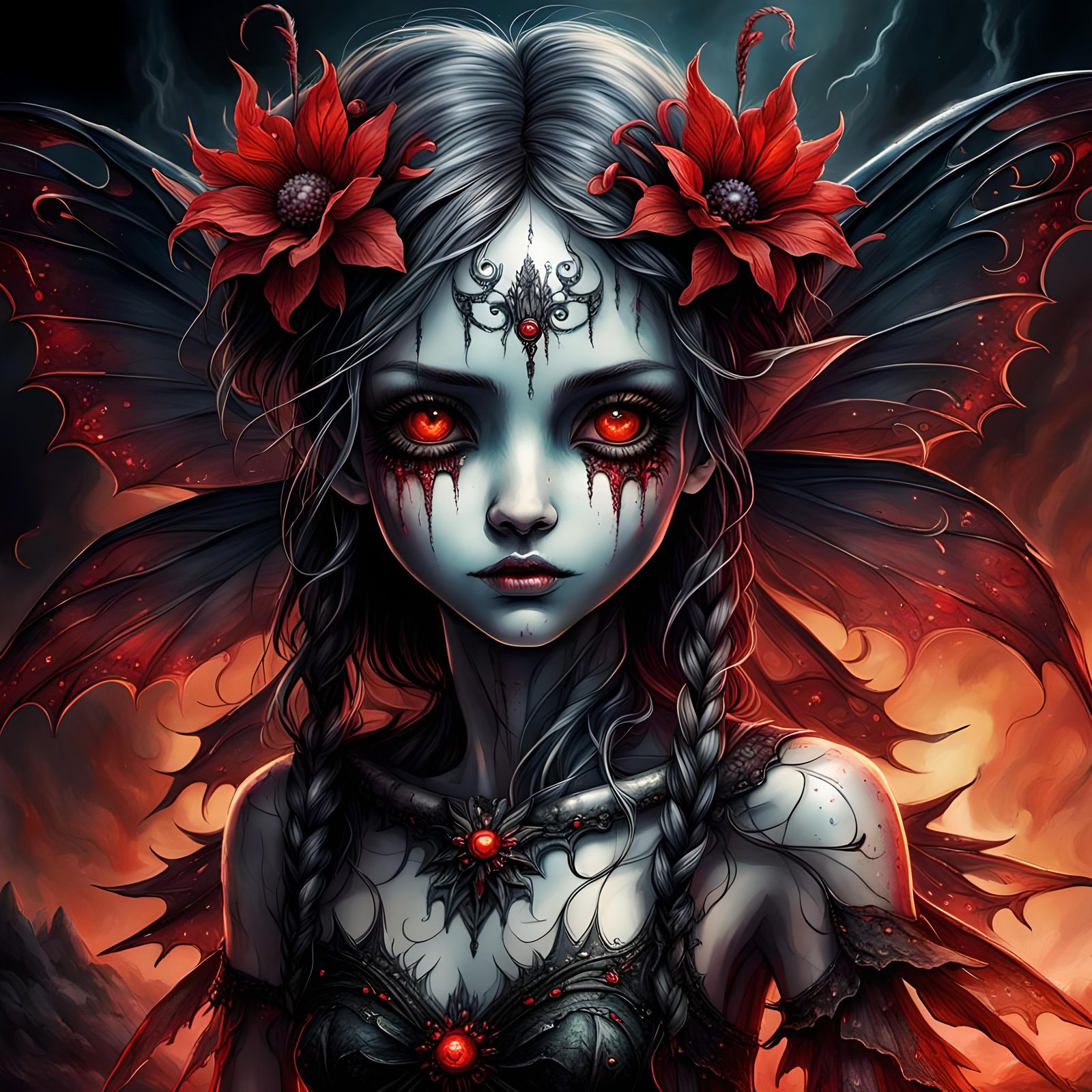 Flower Fairy to Death Fairy Transformation