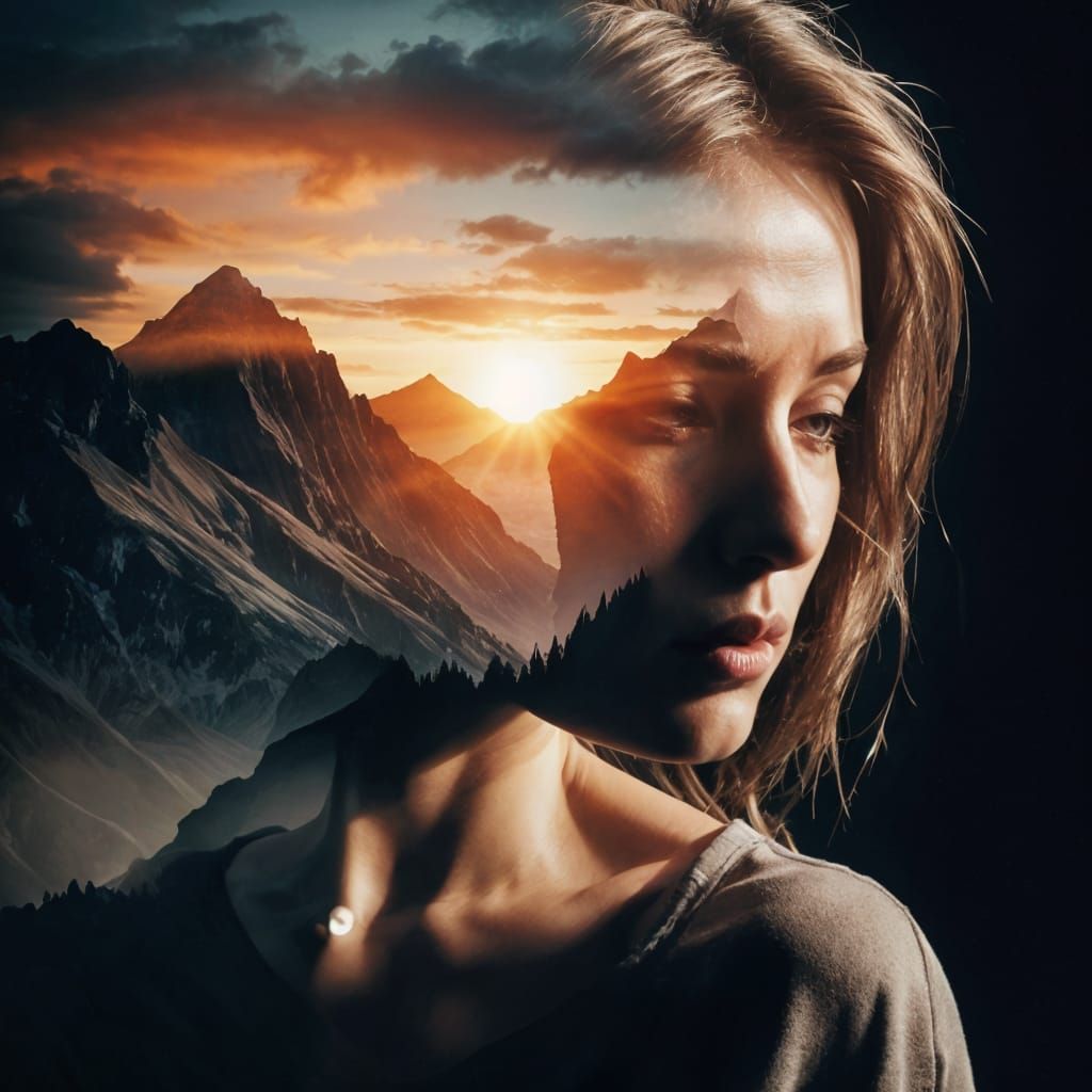 Muted Sunset Portrait