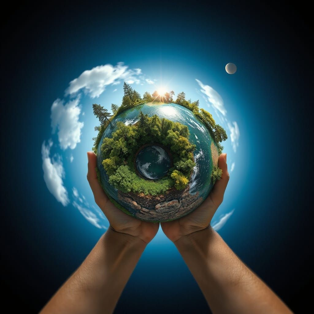 Earth Art: Thriving Wildlife on a Tiny Planet