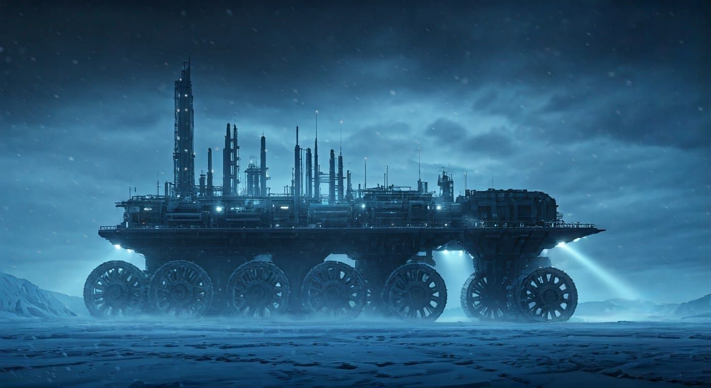 Argon harvester on Uranus