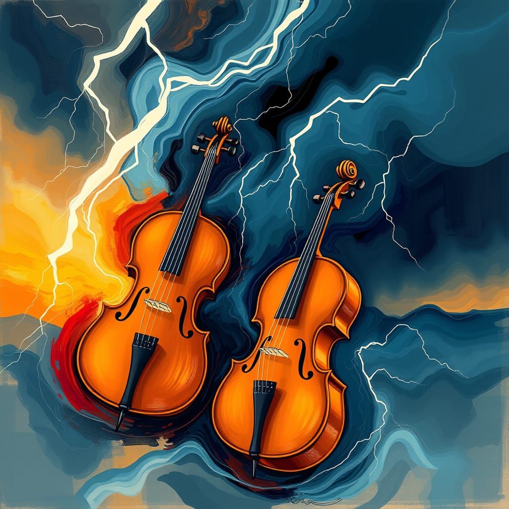 Abstract Vivaldi Summer Storm of Sound