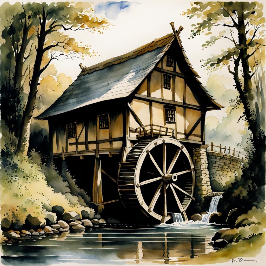 Water Wheel.