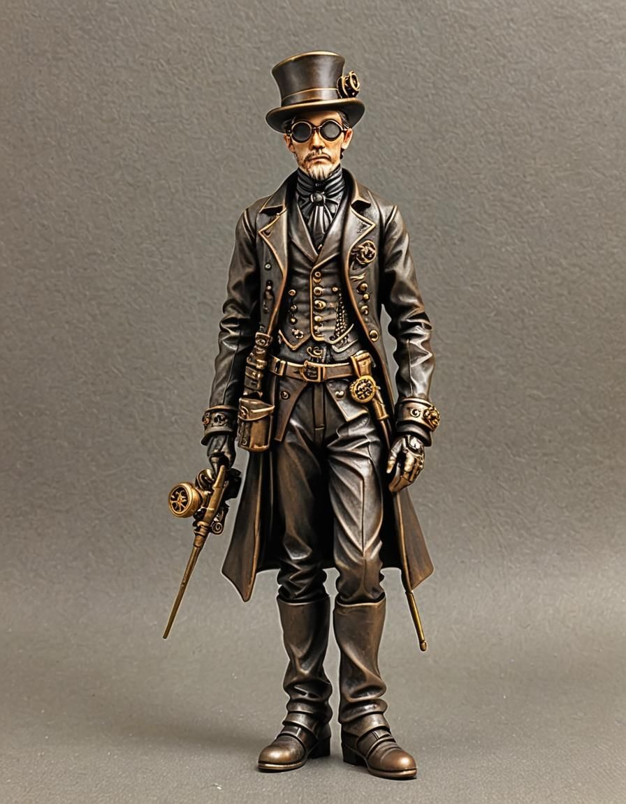 Steampunk character concept 3