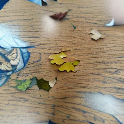 Autumn Leaves Playfully Falling: An AI Interpretation
