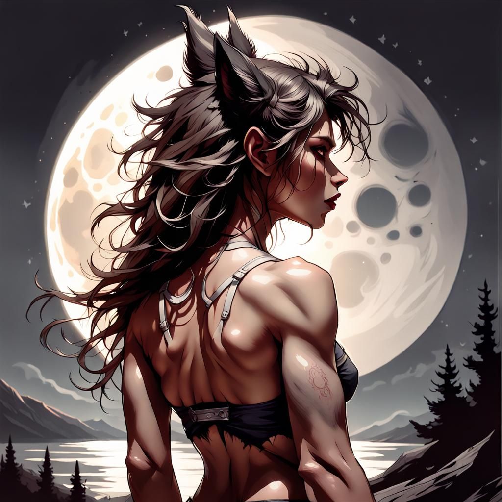 Werewolf girl