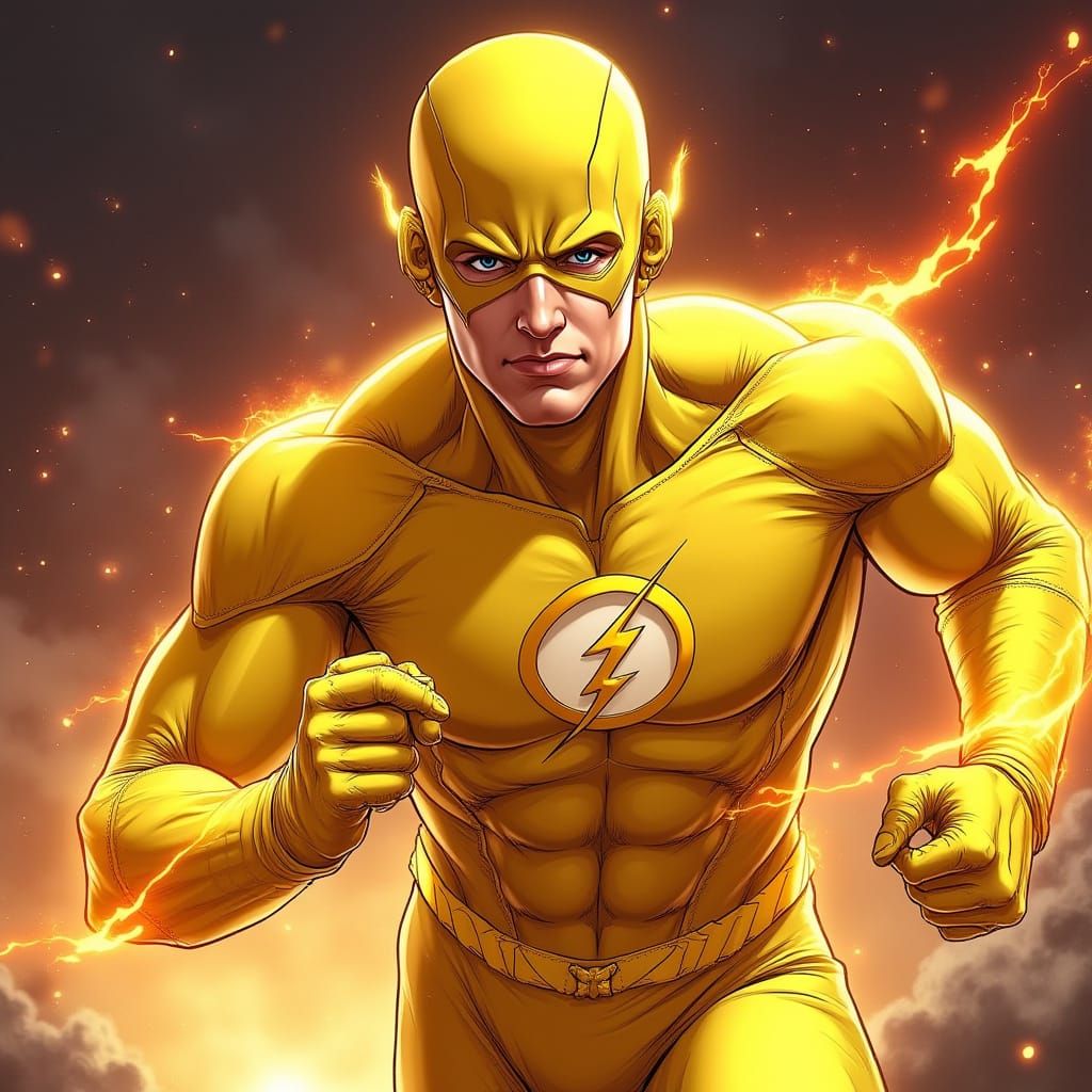 Reverse Flash in Iconic Yellow Suit