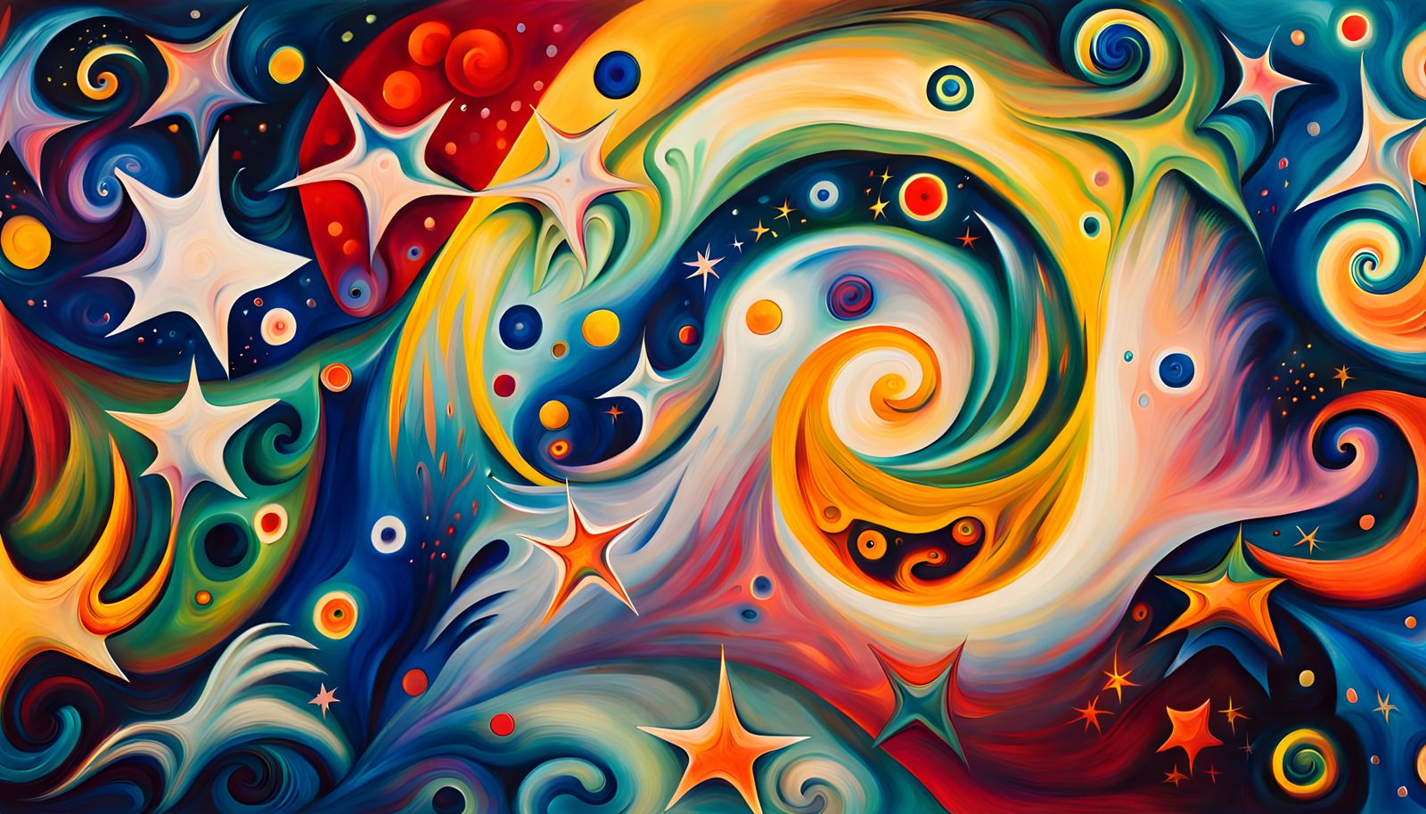 Macro Star Cluster Formation in Abstract Expressionism