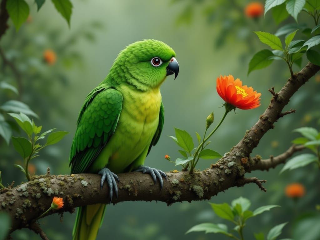 Ethereal Beauty in Art Nouveau Style