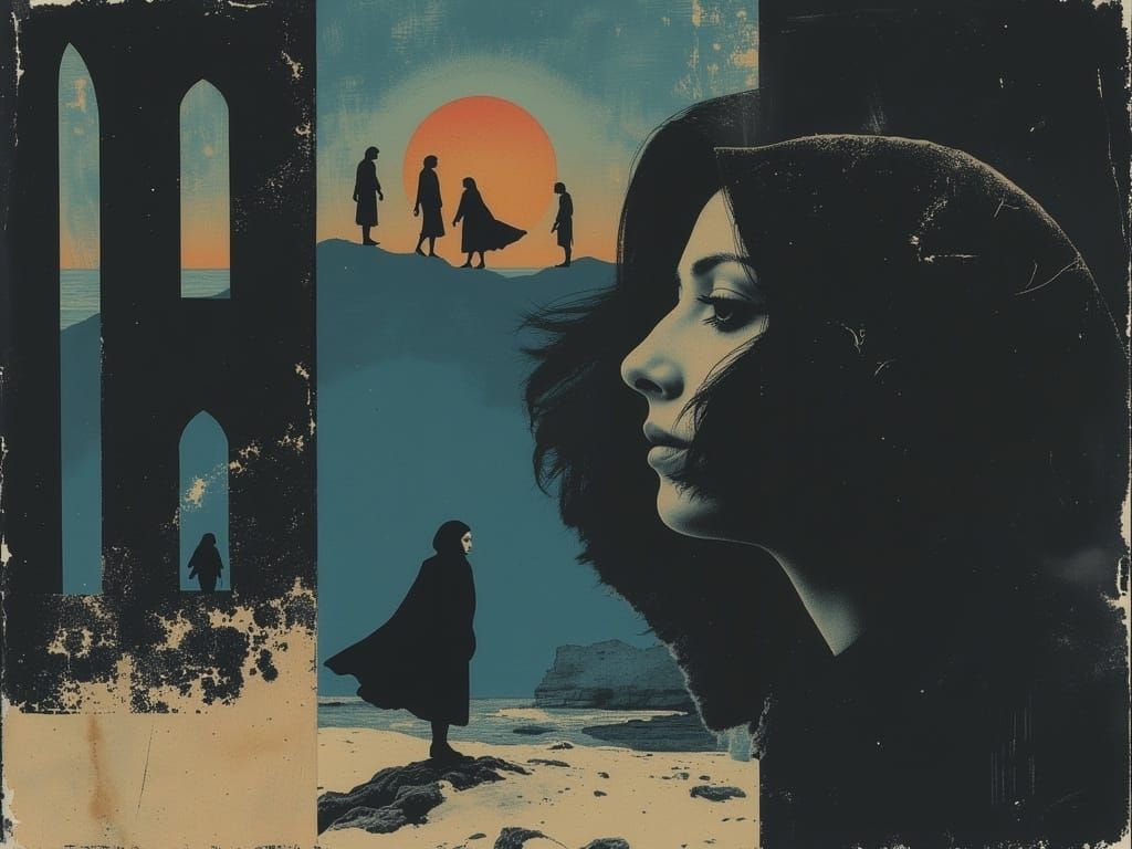 Surreal Stairway to Nowhere in Parrish Style