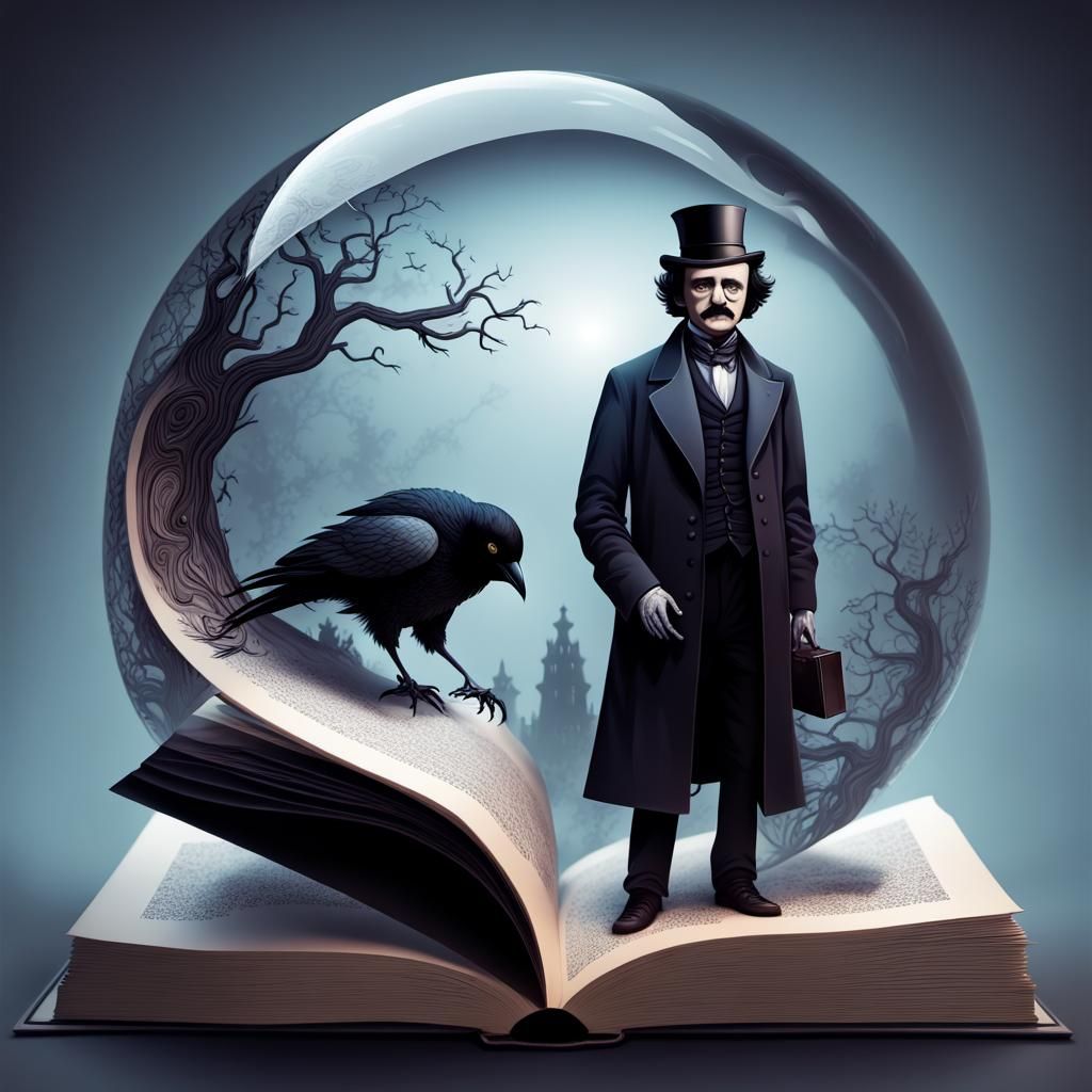 Poe's Characters Emerge in Burtonesque Fantasy