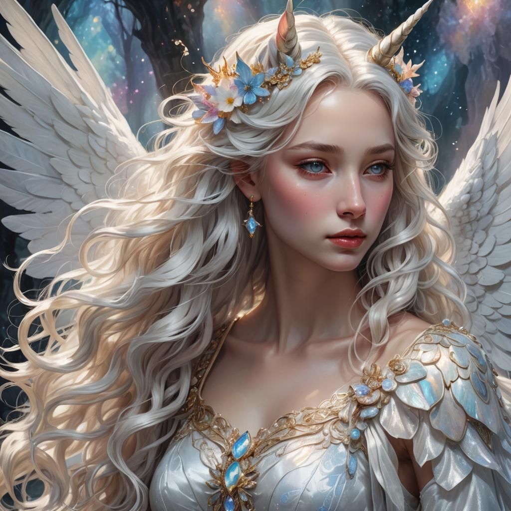 Faeline, unicorn guardian