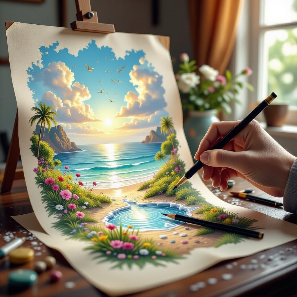Summer Landscape Art Comes to Life