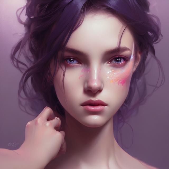 Beauty Princess Portrait in Hyperdetailed Lighting