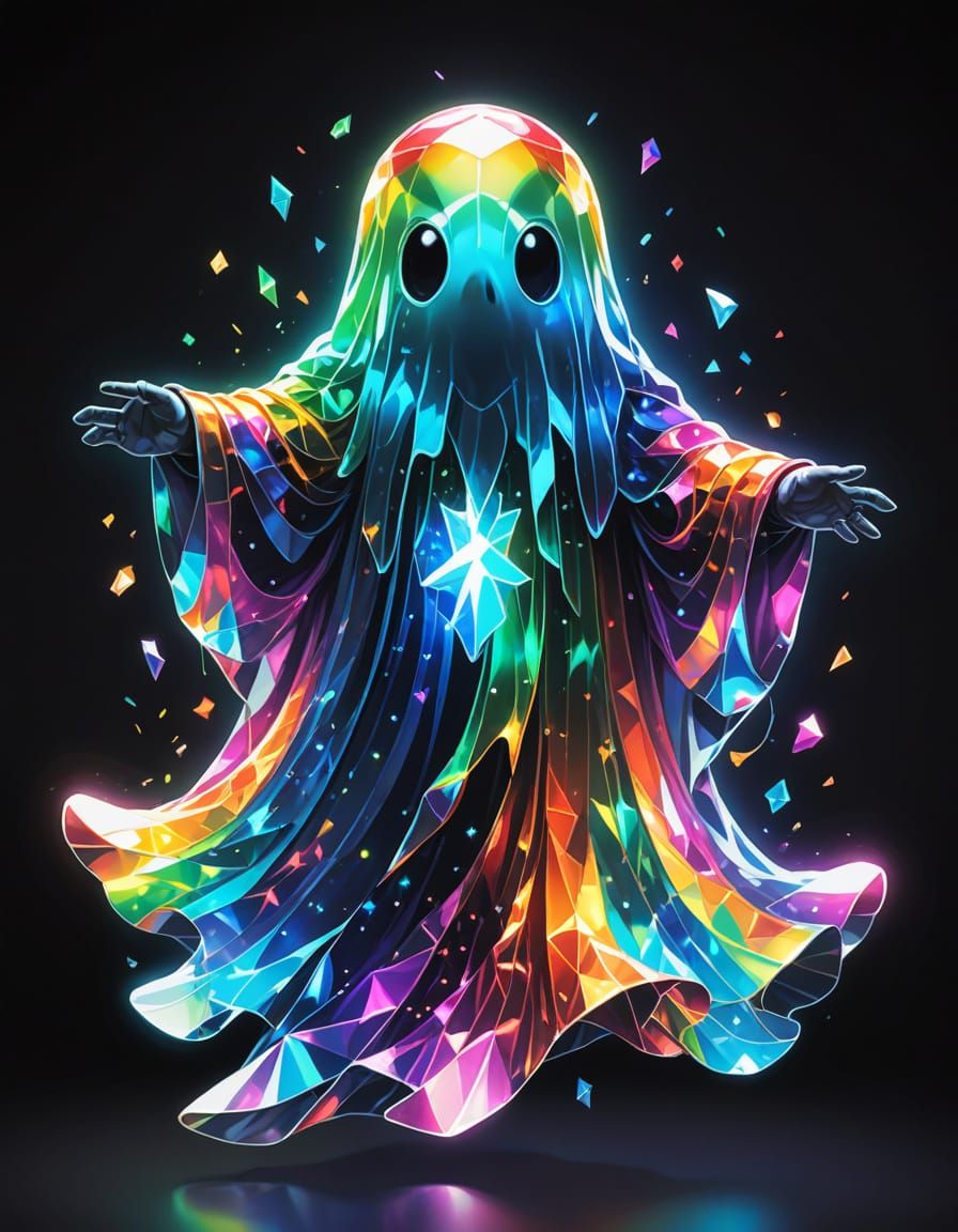 Dazzling Prism Ghost Shimmers