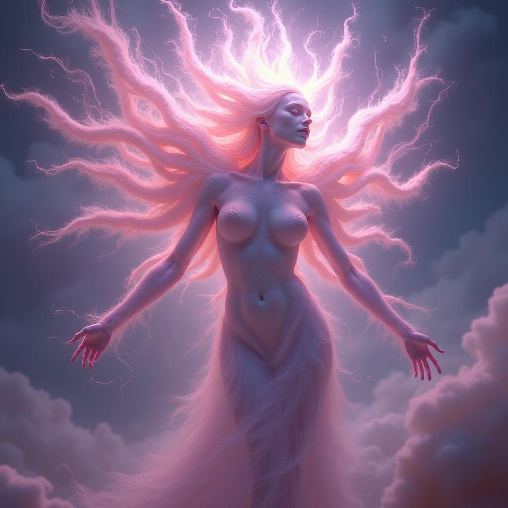 Eldritch God of Love: A Titan in Surreal Art