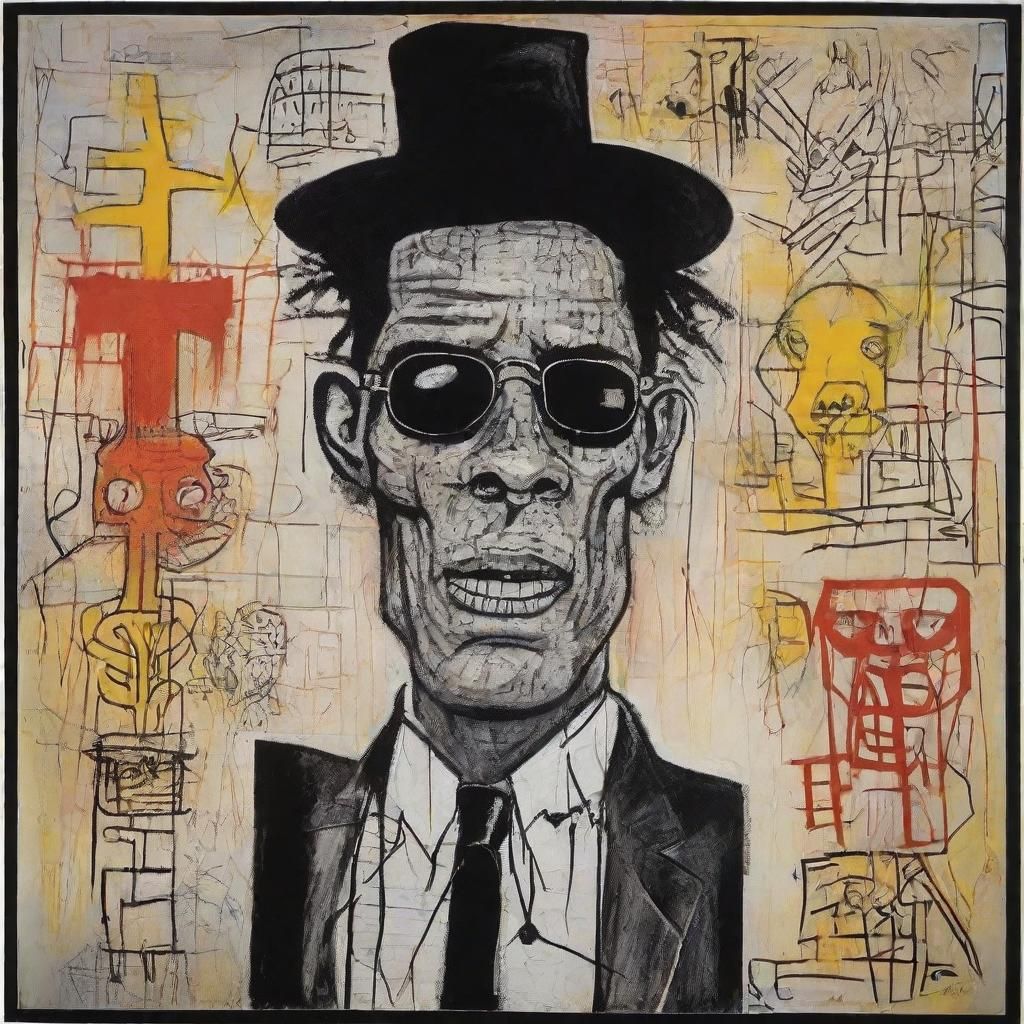 The Undertaker in Neo-Expressionist Style