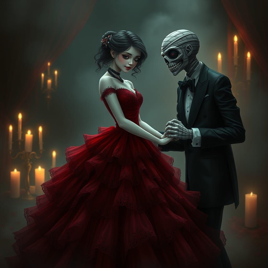 Monster Teens' First Dance in Eerie Romance