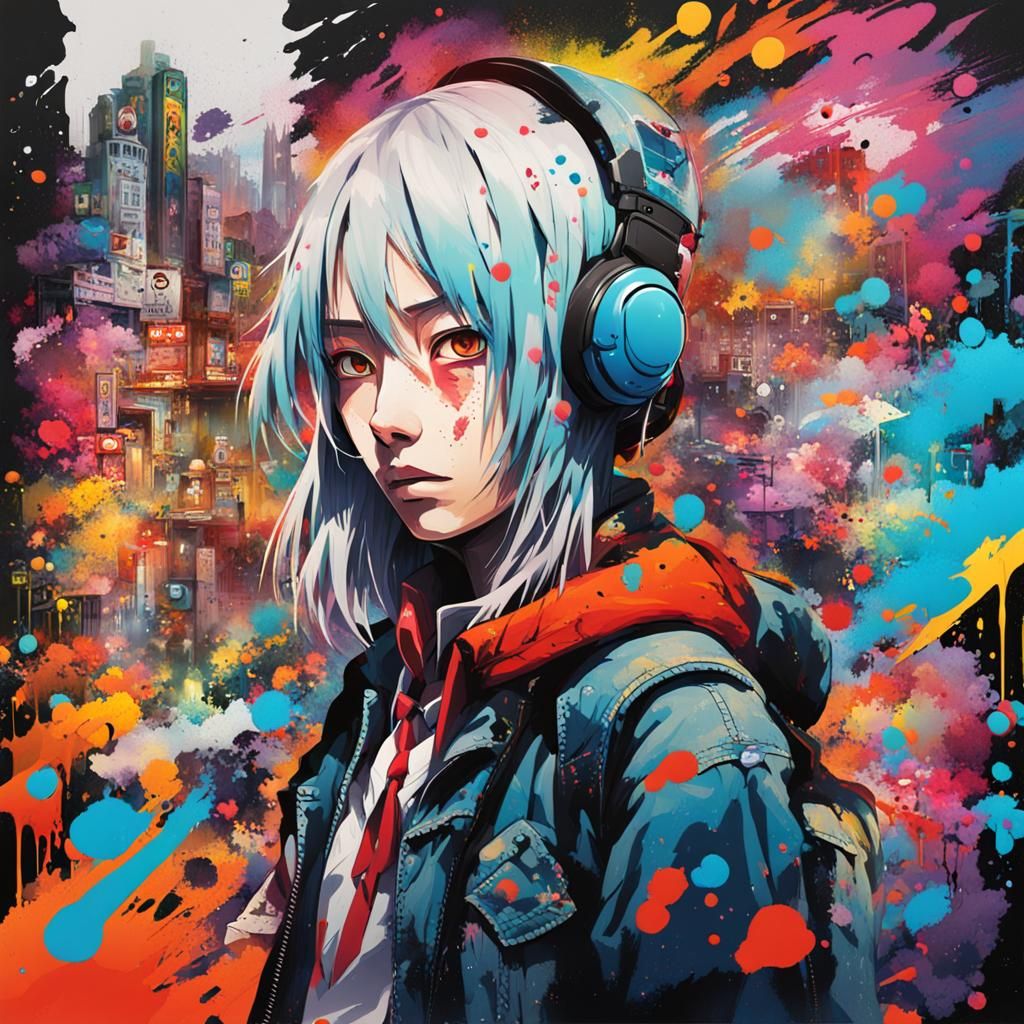 Alice in Borderland Graffiti Art: Ultra Detailed