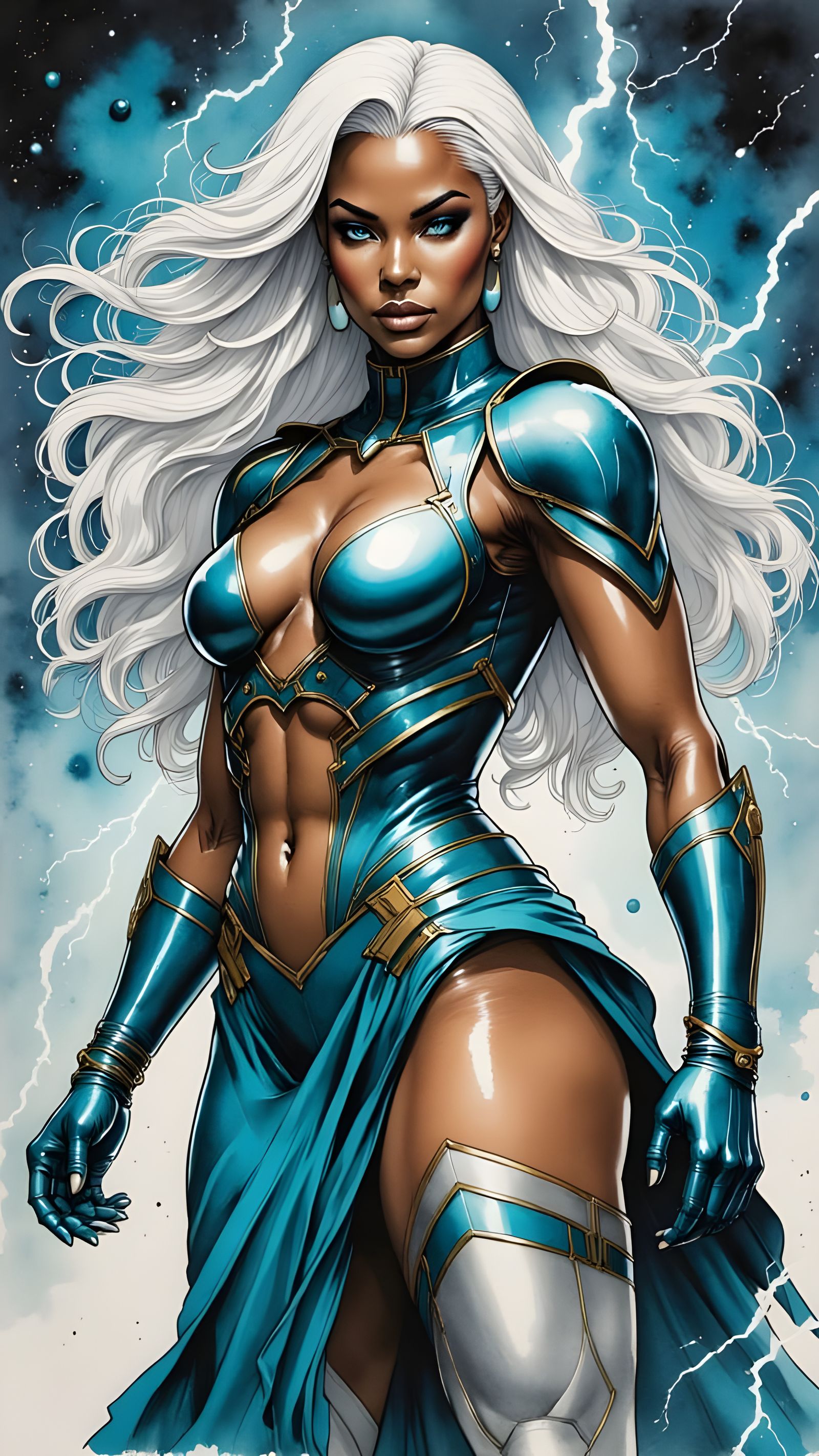 Marvel Goddess of Thunder, Elegant Storm Weaver