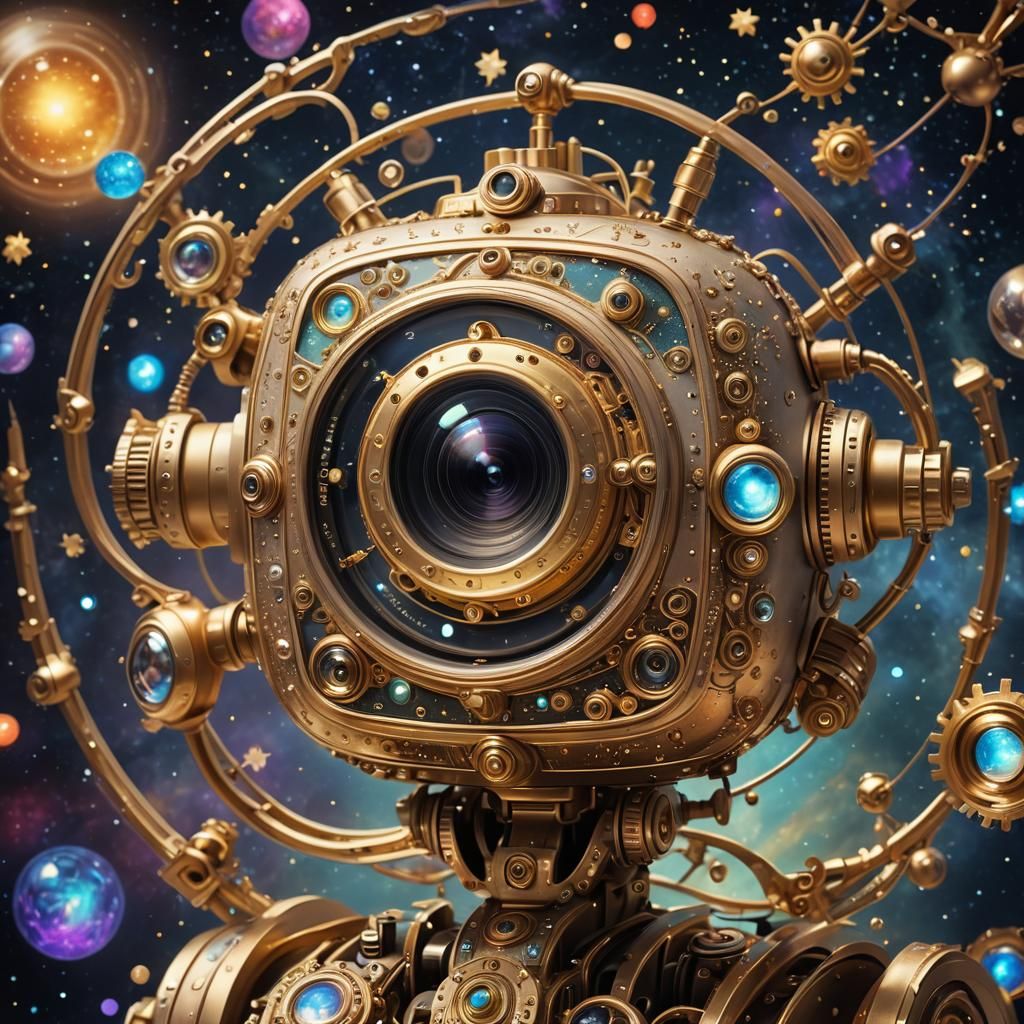 Friendly Surveillance Camera for Video Calls in Space