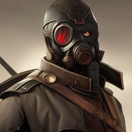 Sinister Android Mercenary with Mauser C96