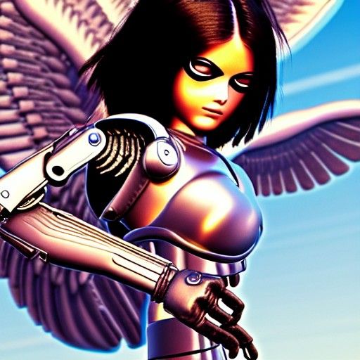 Female Battle Angel: Ethereal Warrior