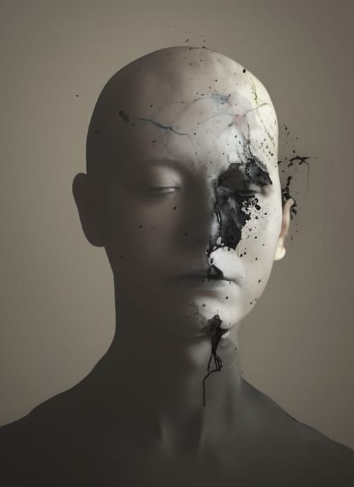 Anthropomorphic Lymph Nodes in Watercolor Painting