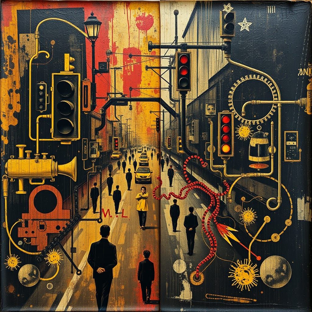 Baroque Future Chaos in a Hallucinatory Landscape