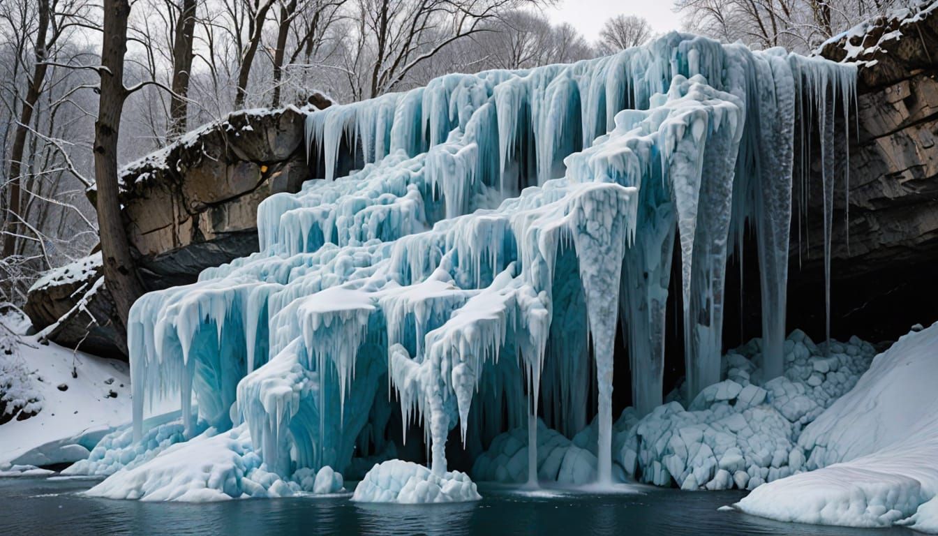 Frozen Water Throne in Motion