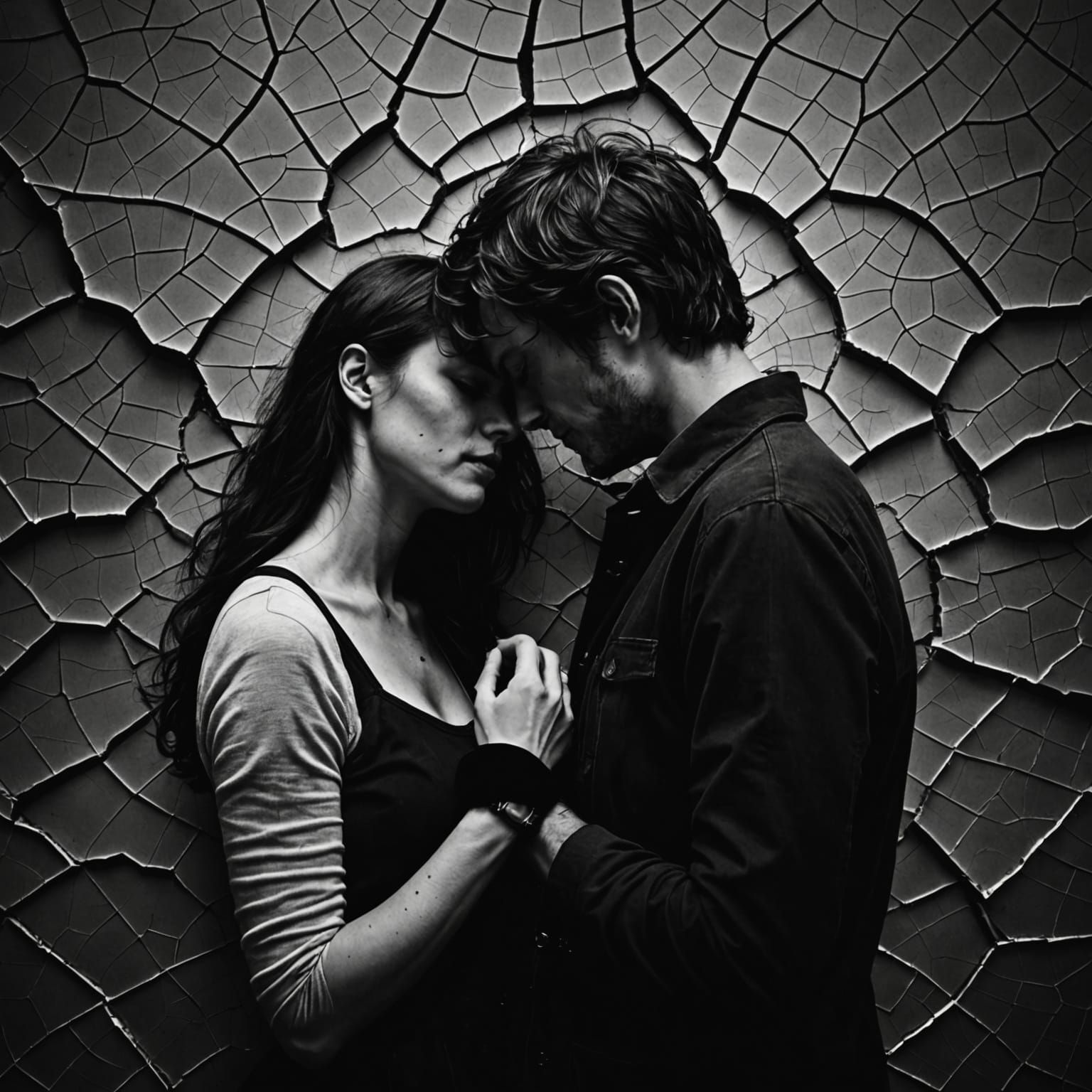 Glowing Soul Contours: Embracing Imperfection