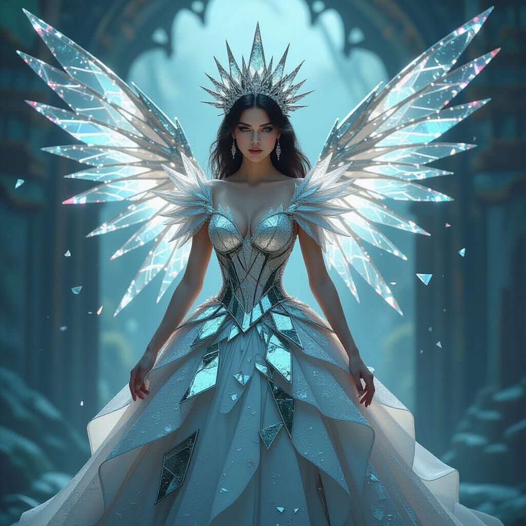 Madness Princess in Fractured Glass Gown