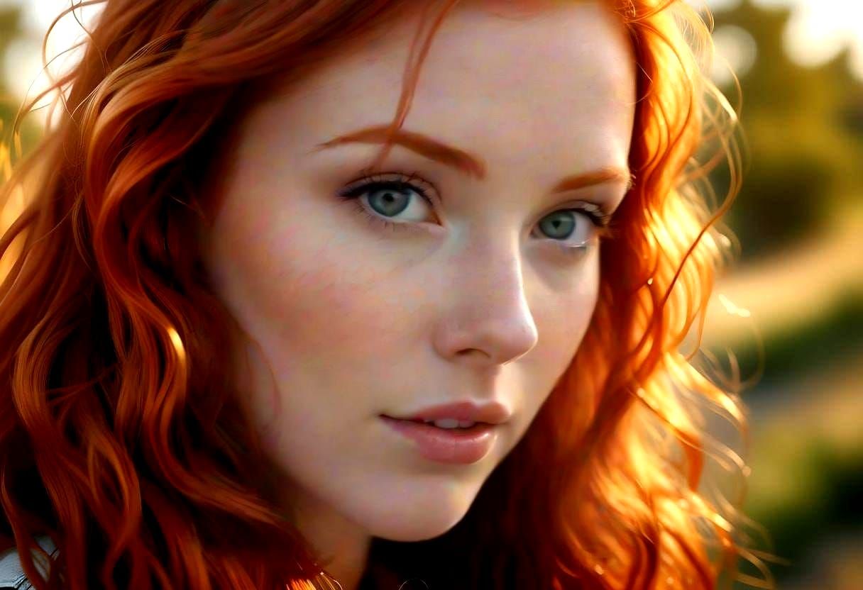 Beautiful Redhead Portrait