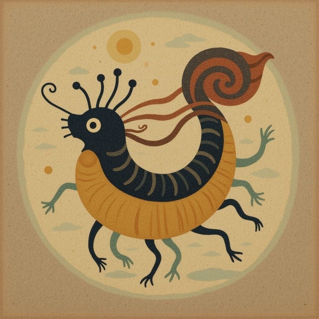 Detailed Impressionist Artwork with Harmonious Textures