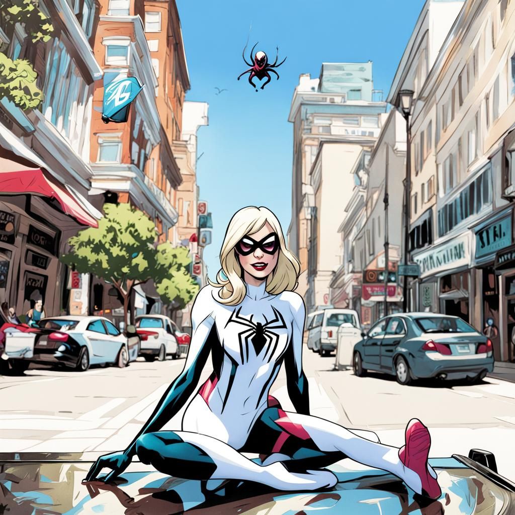 Spider-Women Gwen Stacy on Vacation