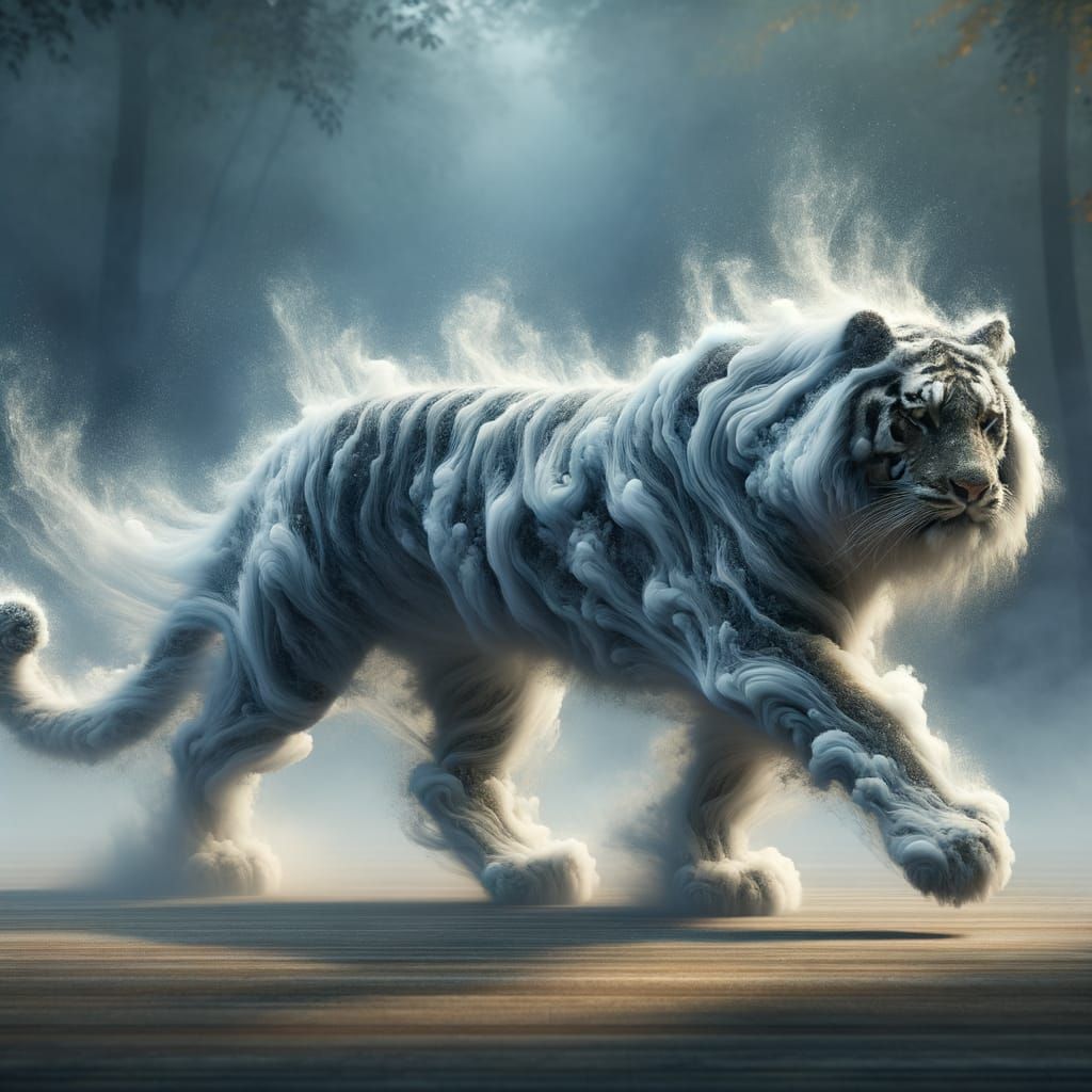 Mystic Mist Tiger: A Dynamic Fog Construct