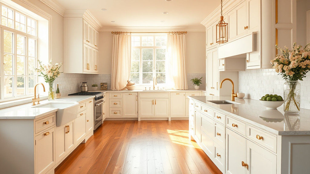 Bright Modern Farmhouse Kitchen in Vermeer Style