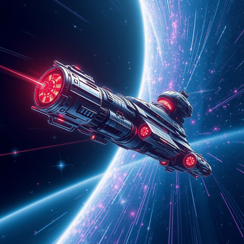 Gigantic Space Fleet in Cherry Velvet Style