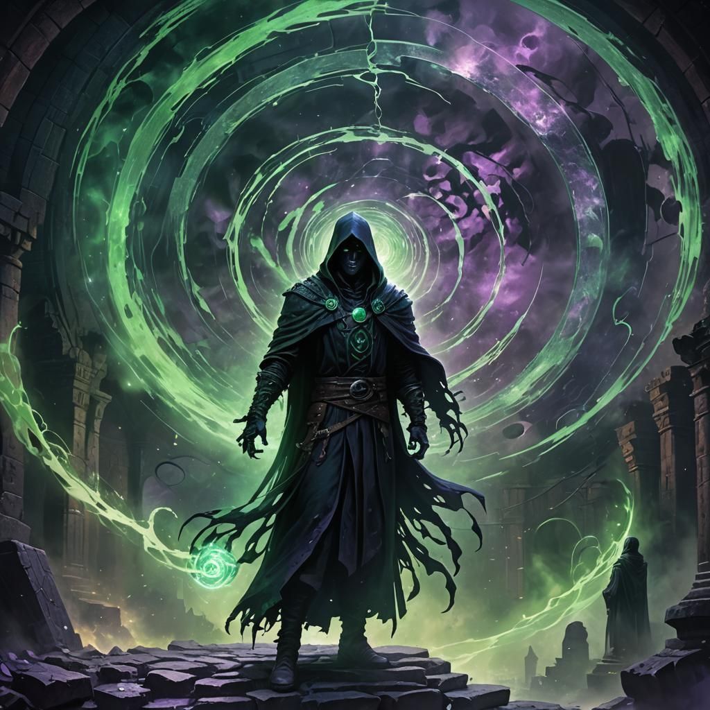 Lim-Dûl the Necromancer in Dark Fantasy Castle