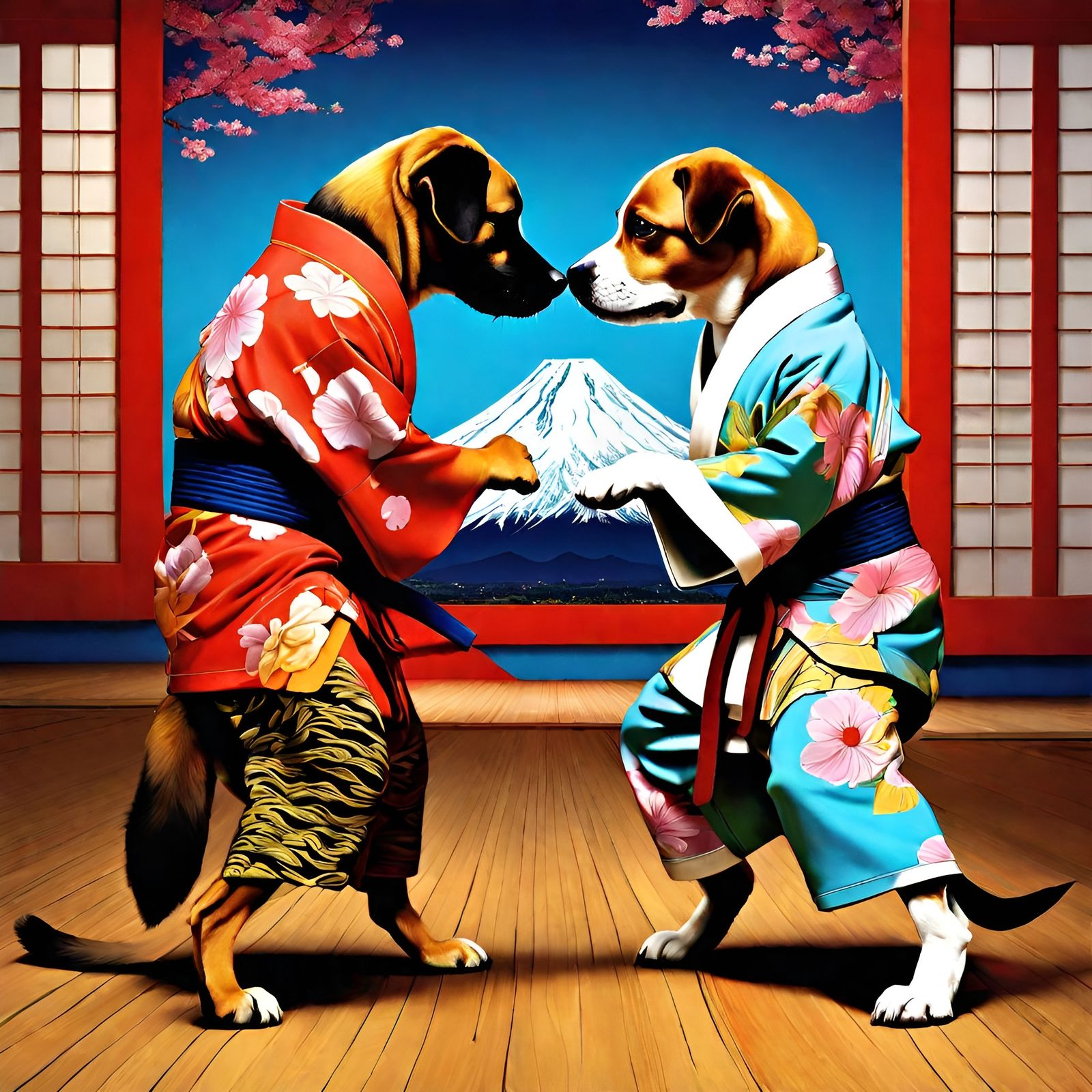 Miyagi-Dog! Karate Dogs 🏅🐾🥋