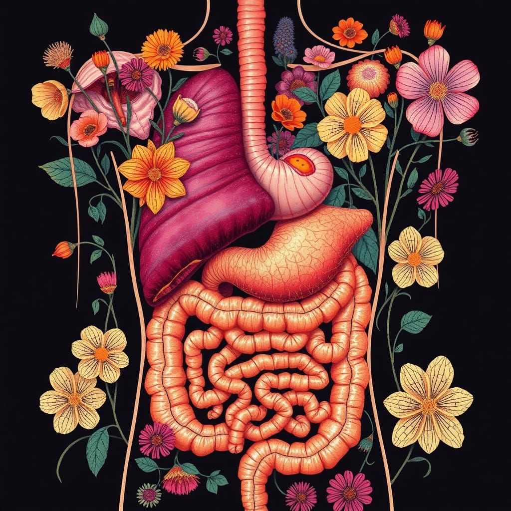 Glass Blooms in Human Anatomy