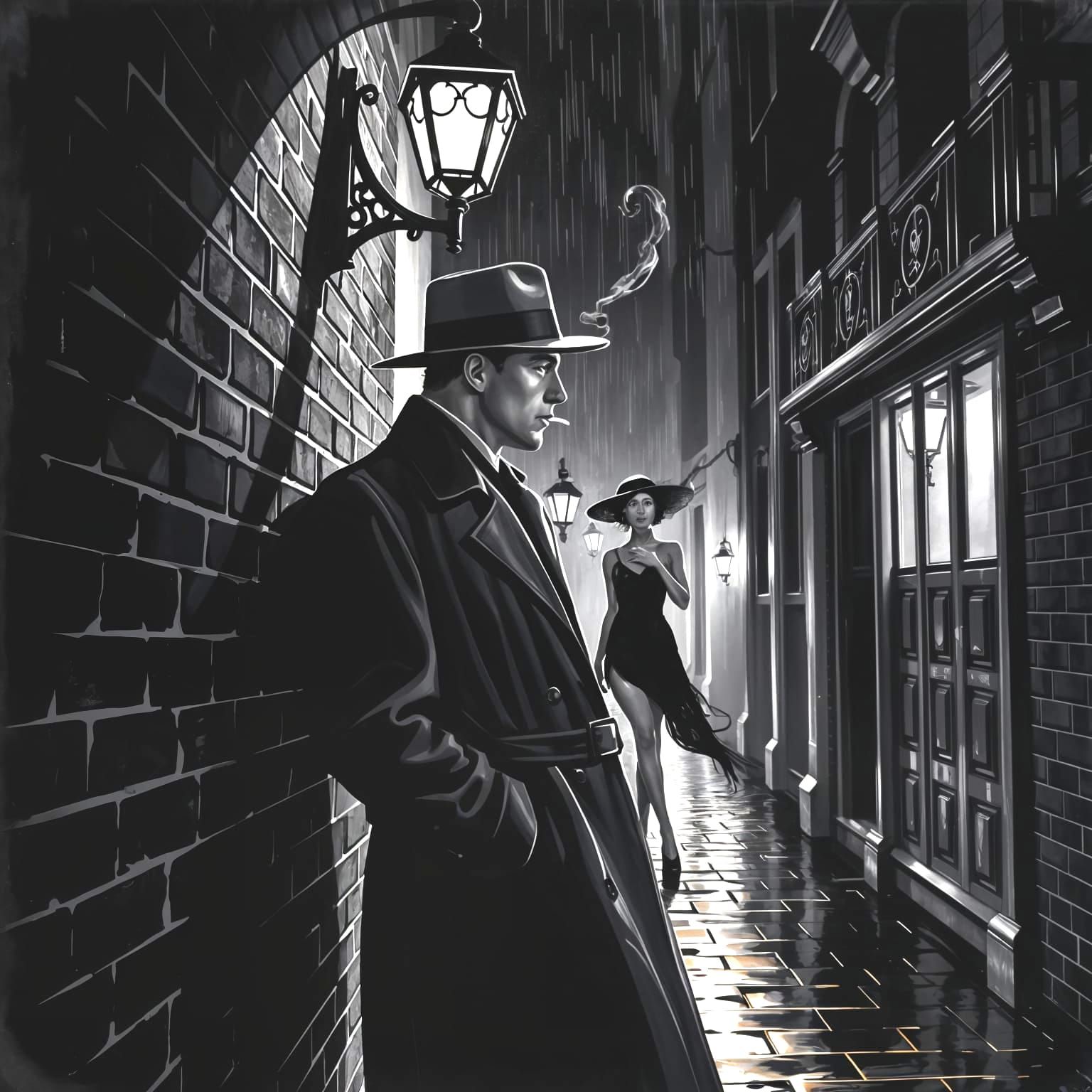 1920s Detective in Art Deco German Expressionism