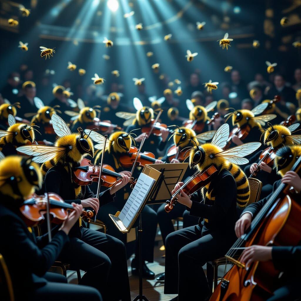 Bees and Mosquitoes Orchestra in Ethereal Light