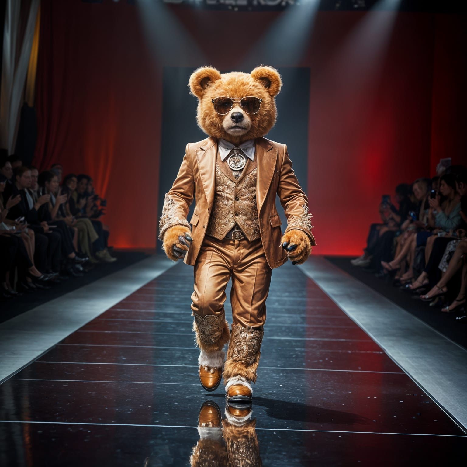 Fantastical Runway Fashion Show in High-End Style