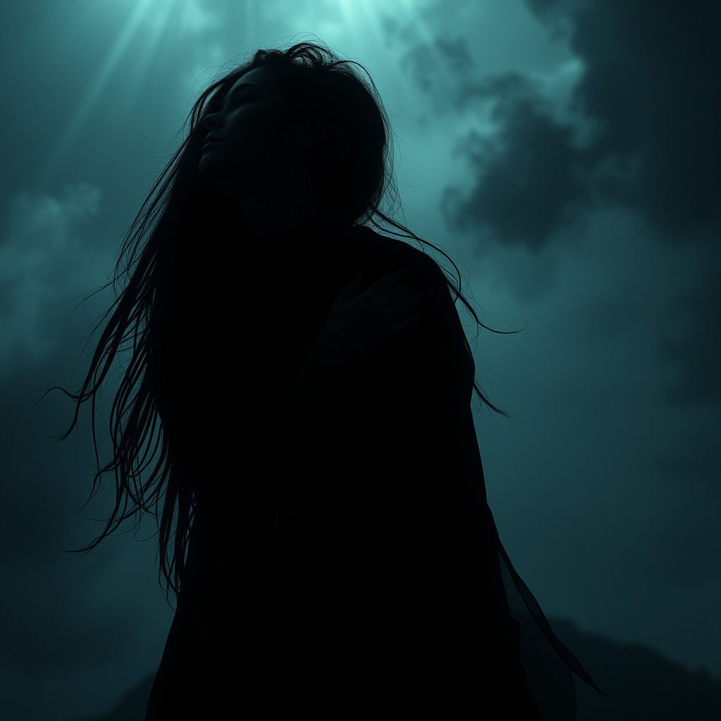 Ethereal Ghost Haunting Dreamscape in Hyperrealistic Detail