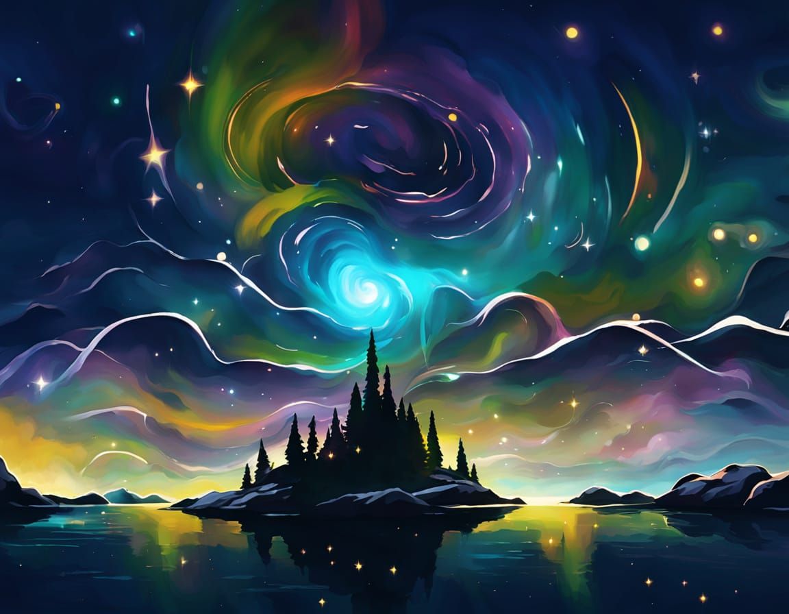 Galactic Lake Serenity