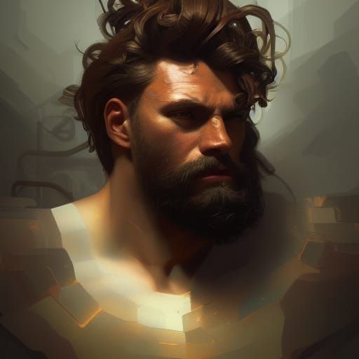 Samson Portrait in Artgerm Style