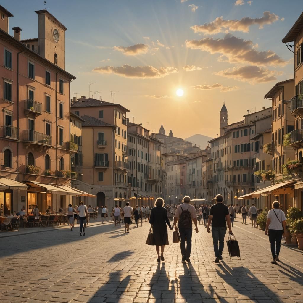 Italian City Sunset Dispute