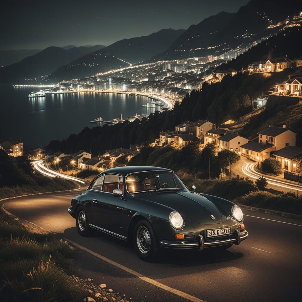Detailed 8K Render of a Classic Porsche 356