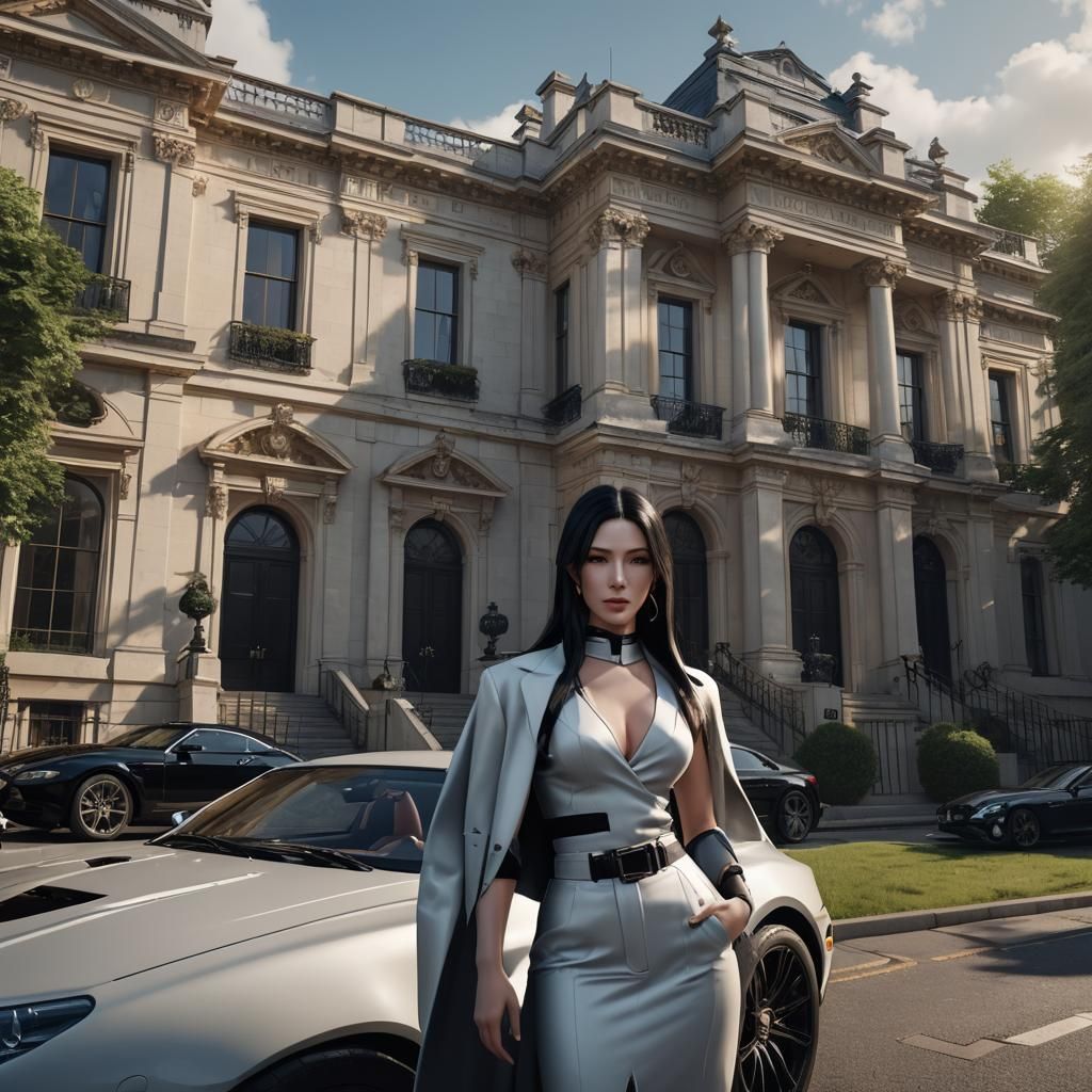 Billionaire Tifa Lockhart as Femme Fatale James Bond