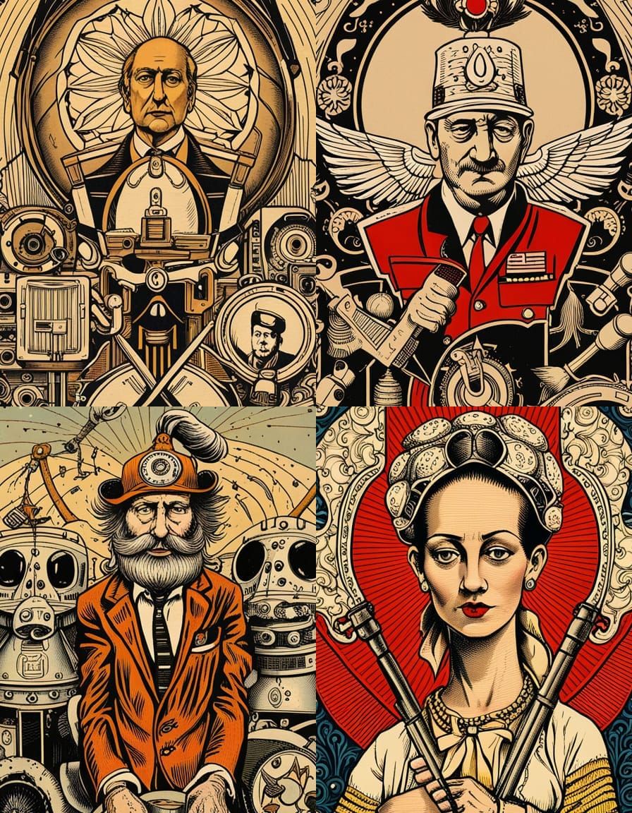 Figurative Art Inspired by Playing Card Design